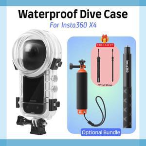 인스타 360 X4 다이빙 케이스, 50m 방수 하우징 쉘 기어, 워터 비 액세서리