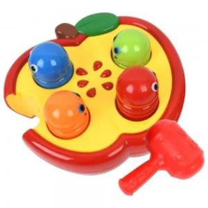 뉴 사과 애벌레 망치놀이 df6938 10개월 아기 두더지 팝업 소근육 손감각 촉감발달 완구/게임장난감/망치