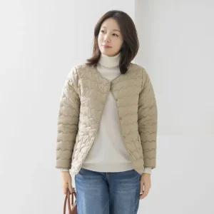 엄마옷 마담4060 따뜻물결누빔패딩자켓 데일리 중년여성 -ZD000155-