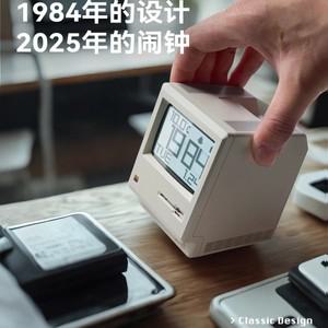 맥락 레트로 시계 창의적인 알람 학생 전용 기상 도구 데스크탑 장식 컴퓨터 키보드 액세서리 선물