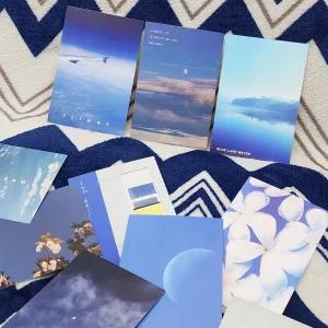 감성 컬러 엽서 모음 푸른 로맨스/벽인테리어소품/감성미니카드/감성사진포스터/감성엽서세트/감성인테리어