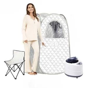 전신사우나 가정용 훈증기 습식 이동식 휴대용 사우나