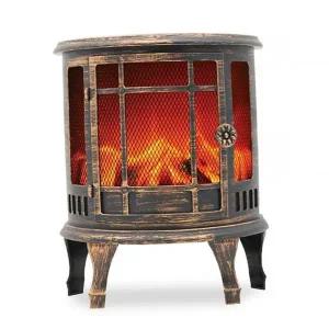 인테리어 무드등 수면 감성 따뜻한 led 벽난로 무드등 장식용 반원형 램프 빈티지 독서등 테이블 야외