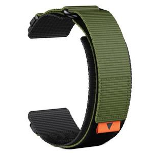 QuickFit 26mm Two Tone Nylon Strap For Garmin Fenix E 8 7X 7 6 6X/Epix Pro Gen 2 51mm 47mm/Tactix Wa
