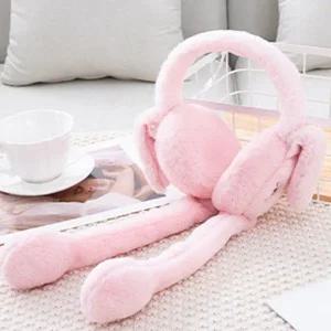 겨울 귀마개 움직이는 캐릭터 부드러운 성인 귀마개 토끼 어린이 필수템 아이템 야외 유아 패션 활동