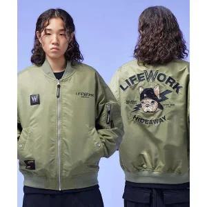 라이프워크 남성 힙독 나일론 항공점퍼 LW241JP310_KG