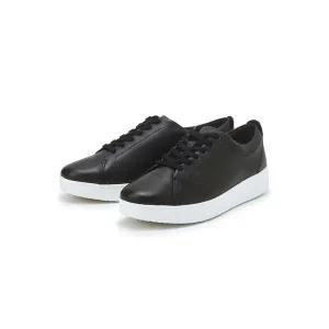 [아웃도어스/핏플랍]여성 랠리 레더 스니커즈 블랙 FFSO2F515BK