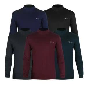 메온셀 1+1+1 가을 따뜻한 얇은 기모 반목 티셔츠 기능성 약기모 목티 등산 낚시 운동복