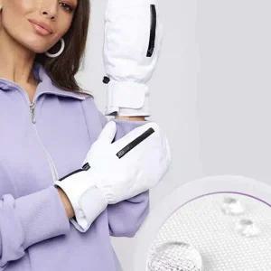 방한 스키 벙어리 장갑 방수 스노우 보드 장갑 겨울 여성