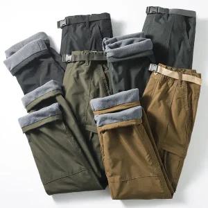 바이크 바지 모터사이클 팬츠 라이딩 방한 남자 남성 겨울용 두꺼운 야외 작업 스트레이트 레그 플리스 안