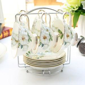 영국식 본차이나 커피잔 다도세트 선물 예쁜찻잔 찻잔2개 선물포장 수입커피잔선물 찻잔