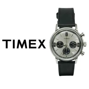 타이맥스 멀린 크로노그래프 가죽 손목시계 TW2W10300