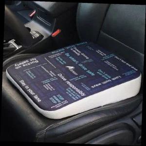 차량용 쿠션 키높이 방석 운전석 높이조절 경사형 메모리폼 자동차 시트 보조석 드라이빙 편안함