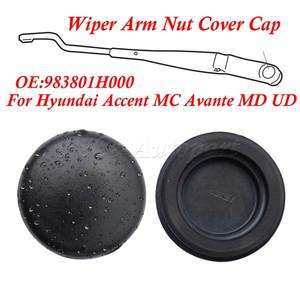 현대 호환 엑센트 MC 아반떼 MD UD OE 983801H000 와이퍼 프론트 암 너트 커버 캡 볼트 프로텍터 녹 방진