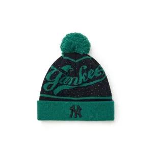 [MLB]M MLB모자 TQK 7ABNV0246-50BKS 크리스마스 레터링 비니 뉴욕양키스
