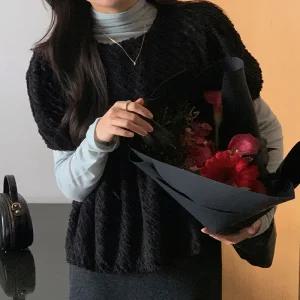 [코코블랑] 쉬머 퍼프 블라우스