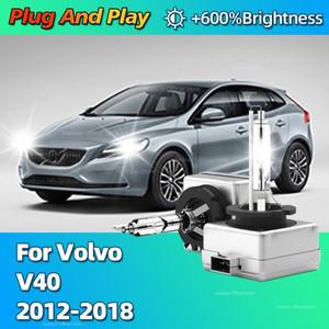 제논 자동차 헤드라이트 교체 전구 볼보 호환 V40 2012  6000K HID 헤드램프 D3S 35W 2 개