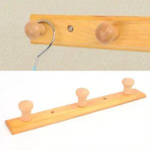 원목 행거 부착식 옷장걸이 벽부착용옷걸이 인테리어옷걸이 다용도고리 걸고리