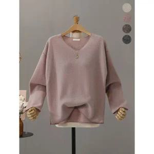 [하프클럽/모노시크]주니엔 겉기모 V넥 베이직 티셔츠_MNTG492