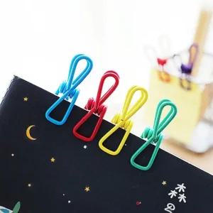 컬러 스틸 집게 고리형 6p 메모 수건 대형 신발 빨레 만능 빨래 컬러 대형 소형 빨래찝개