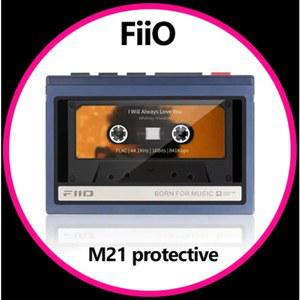 레트로 마그네틱 테이프 디자인의 FiiO M21 MP3 플레이어 보호 케이스, 휴대용 음악 플레이어 및 휴대용 플레이어 보호 케이스