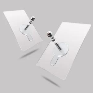 (10 set) 투명 무타공 벽걸이후크 접착식 액자걸이 강력 부착 나사고리/고리/벽고리/벽걸이/욕실/걸이/후크