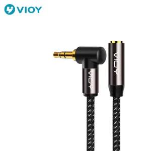 AUX선 옥스선 케이블 스테레오 오디오 연결선 헤드폰 익스텐션 직각 수-암 아이폰 태블릿 Beats PS4 헤드셋
