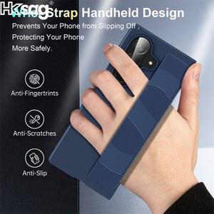 Z 폴드 7 6 5 4 3 폴드6 폴드7용 탄성 손목 스트랩 실리콘 충격 방지 무광 하드 PC 커버 폰 케이스