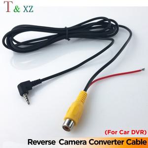 T& xz RCA 2.5MM AV 인 케이블 자동차 DVR 캠 코더 후면보기 주차 카메라 어댑터 지원