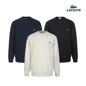 라코스테 남녀공용 라운드넥 맨투맨 긴팔티셔츠 3종택1