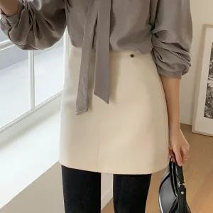 [코코블랑] 퓨레 심볼 미니 스커트