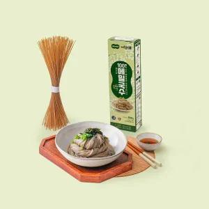 순솔 100% 메밀국수 500g 1박스 (100g x 5봉) 메밀면 소바 비건 글루텐프리 제로당 고단백