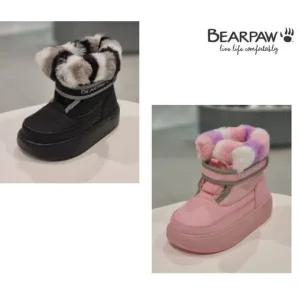 [갤러리아] 베어파우 아동 방수 찍찍이 패딩 털 부츠  K3043RD-K:PIP 2컬러 3cm