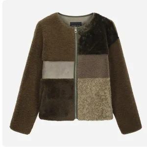 [써스데이아일랜드](T258MLT234W)블로킹 퍼 자켓