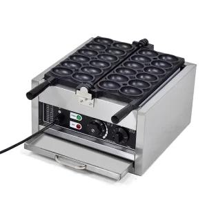 업소용 스마일 에그와플 기계 온도조절 타이머 전기