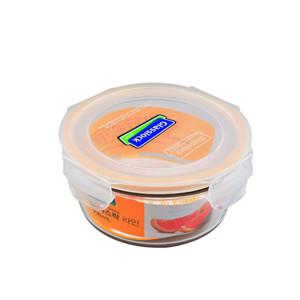 글라스락 원형반찬통730ml 유리밀폐반찬용기