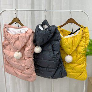 [마벨러스홈데코]마벨러스 유아 폴란드 구스 아기띠 워머 유모차 바람막이