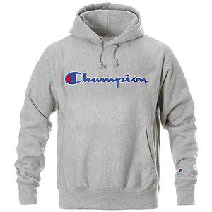 [챔피온]리버스위브 후드티 커플 오버핏후드티 기모 그레이 GF68-Y07471-1IC