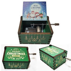 메리크리스마스 선물 초록 캐롤 미니오르골 뮤직박스