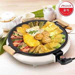 신일 국산 전기그릴 대형 잔치팬 고기불판 명절 캠핑 멀티그릴 그리들팬 뚜껑포함