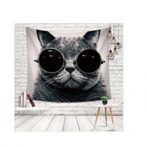 [JHQSZOGQ_51AP]고양이 패브릭포스터 가림막커튼 바란스 D