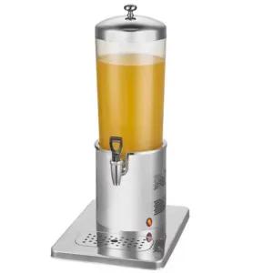 호텔 냉음료 디스펜서 수정과 주스 실버더블 부페