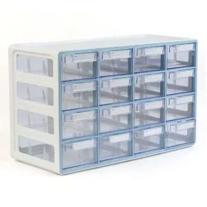 데스크정리함 리템 시스템 업 멀티박스 중형 16칸 멀티박스 다용도정리함 아크릴정리함