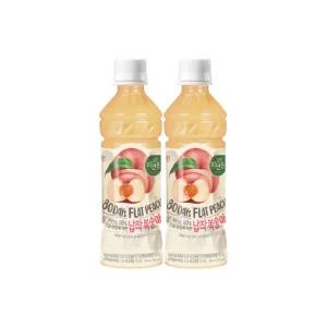 자연은 납작복숭아 340ml 24개