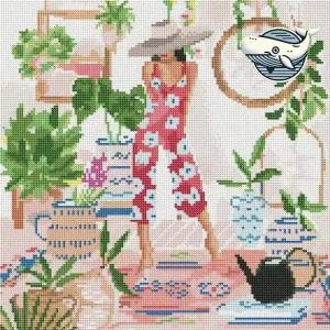 장식용 보석십자수 모로코 풍경 아트 캔버스