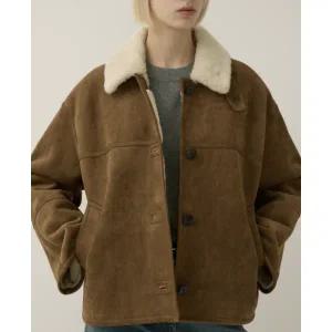 [리스트](김해점) 인조 스웨이드 무스탕 자켓