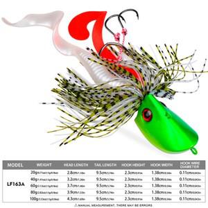 효과적인 지깅 액션 미끼 지깅 헤드 미끼 효과적인 지깅 액션 높은 스트라이크 기회 배스를 위한 민물에 이