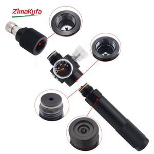 Black Adapter Setup for 12g CO2 Cylinder Capsule to Air Accessories Tool Quick Filling ChargerRegula