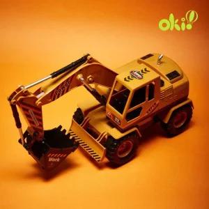 오키오 굴착기 중장비 RC 1 14RC카 아동완구 현장학습 건축 굴삭기 포크레인