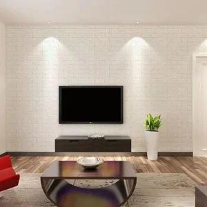 인테리어 벽지 화이트 폼블럭 WFKYFQD